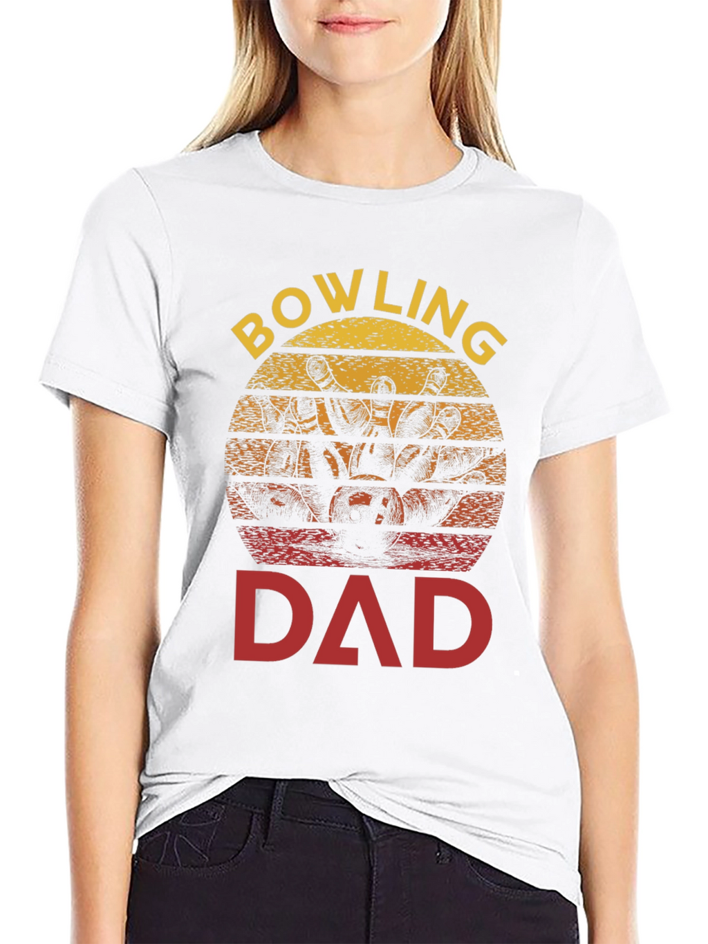 Bowling Dad T-Shirt - Strike Design
