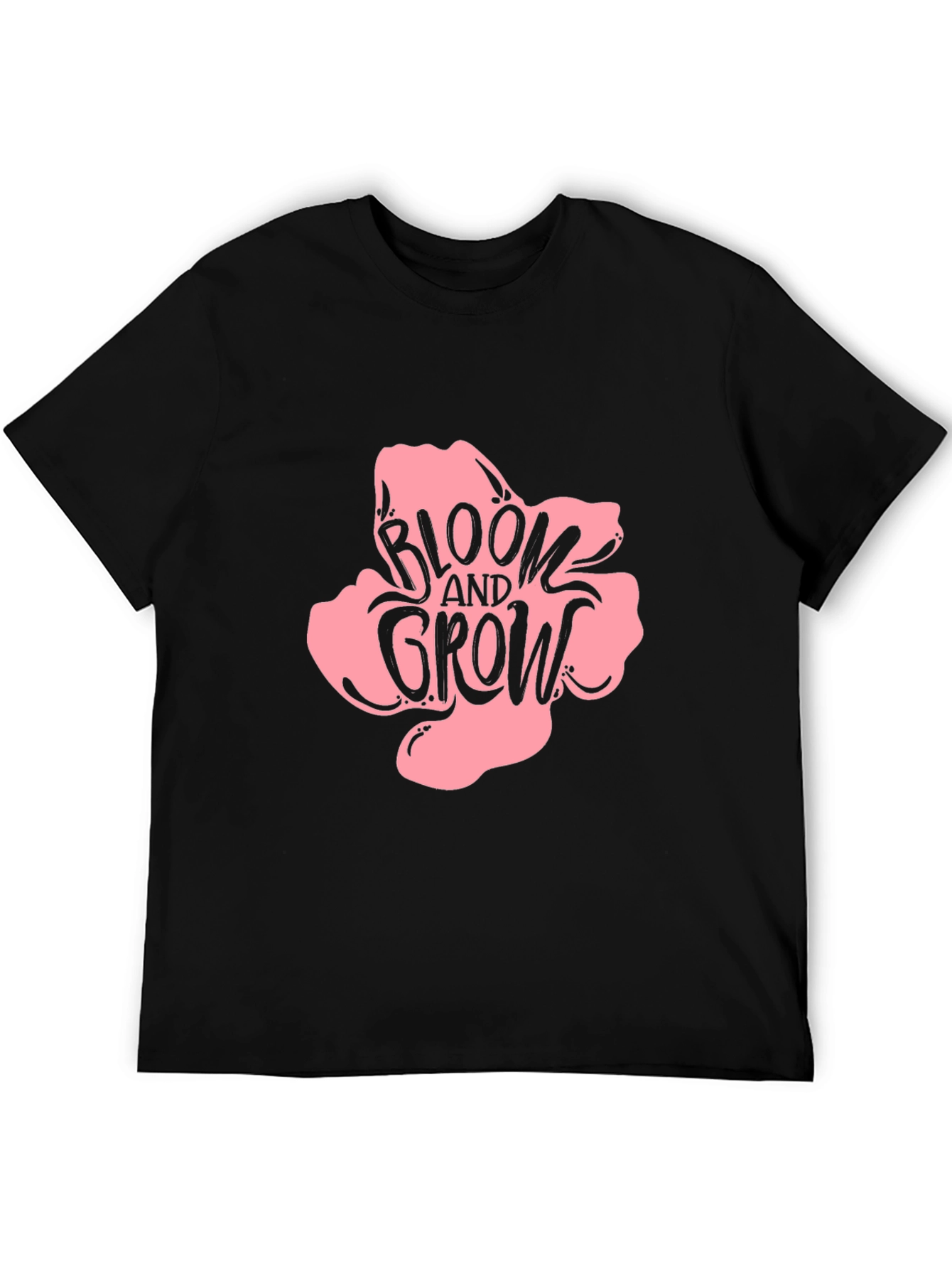 Bloom and Grow Graphic Tee - Black