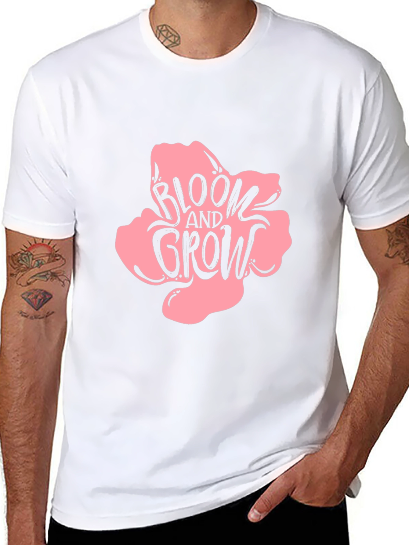 Bloom and Grow Graphic Tee - Black