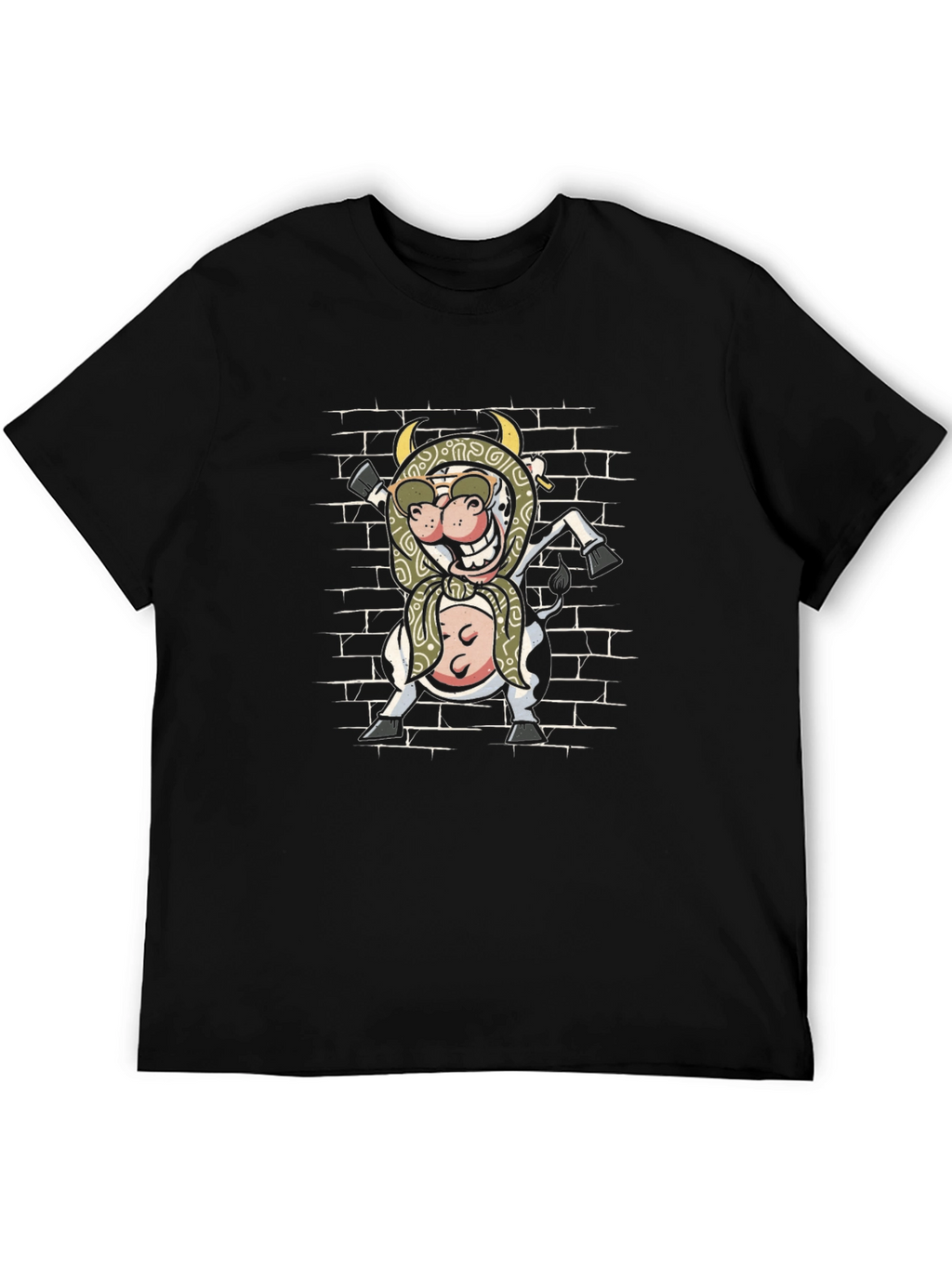 Funny Babushka Cow T-Shirt