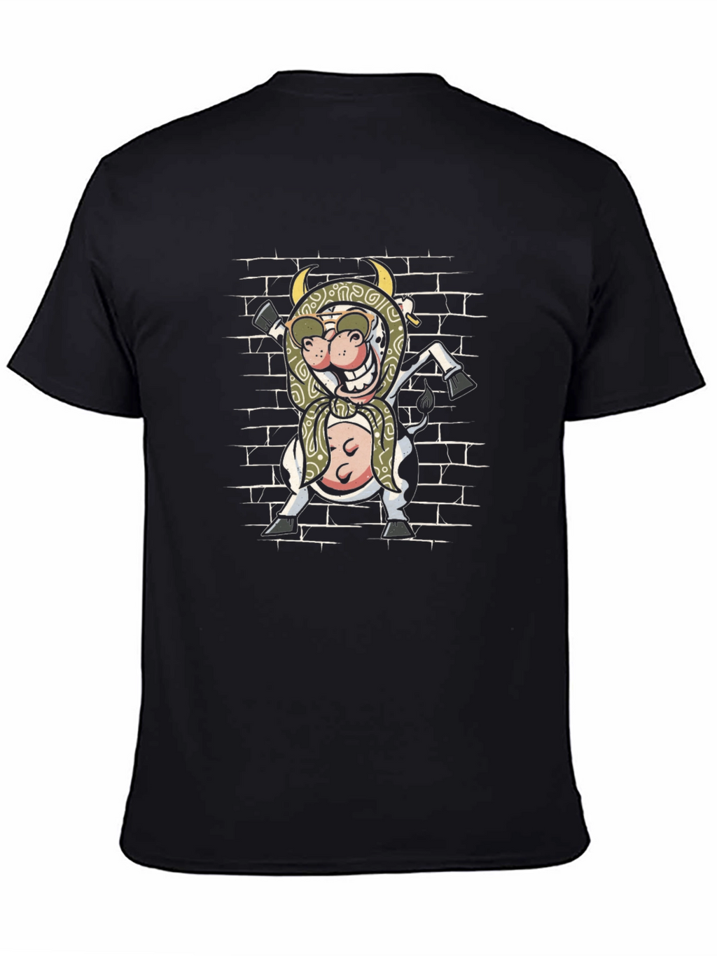 Funny Babushka Cow T-Shirt