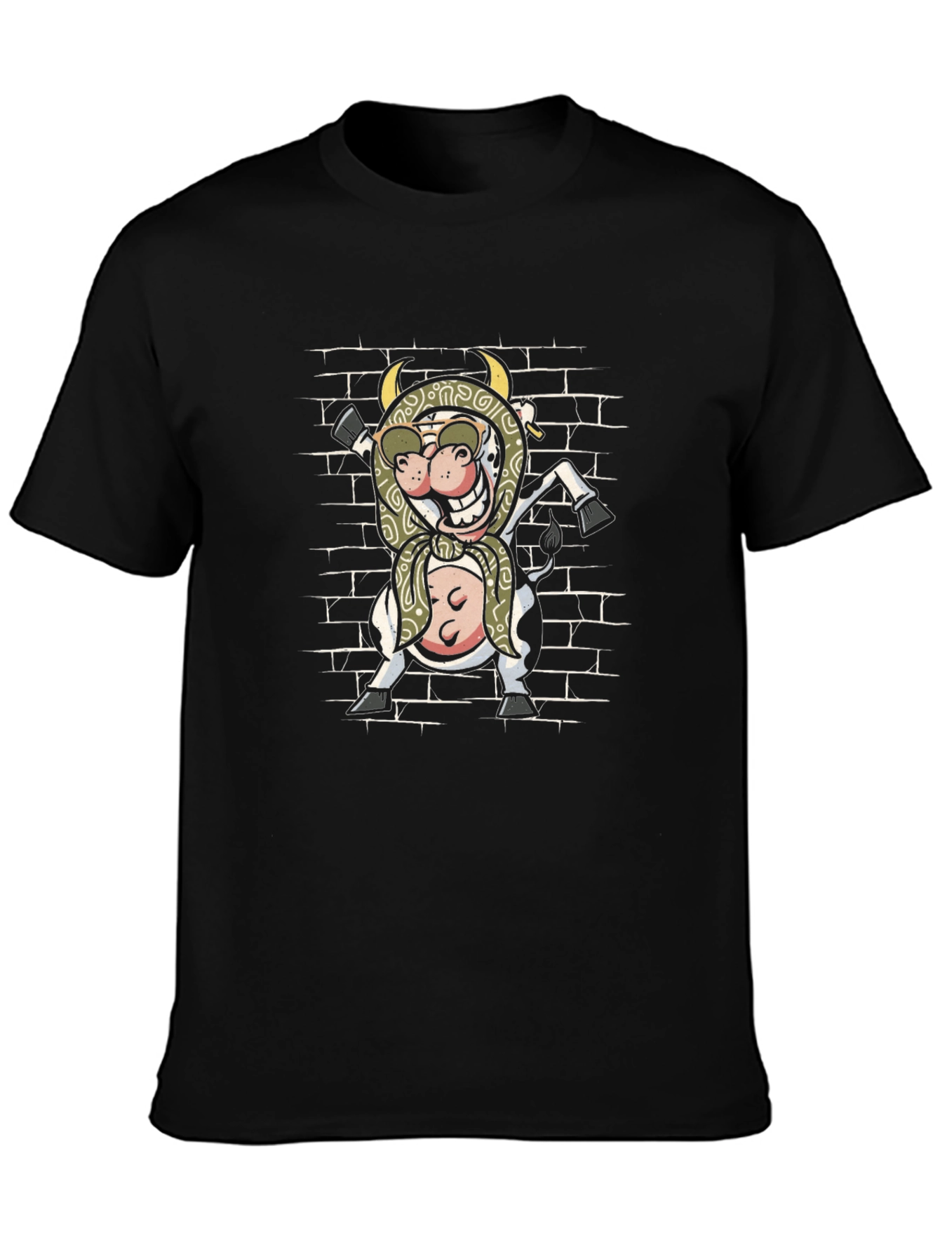 Funny Babushka Cow T-Shirt