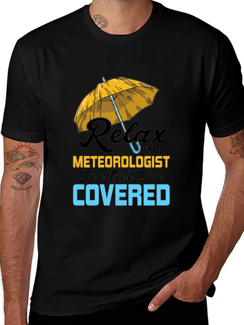 Relax Meteorologist Covered T-Shirt