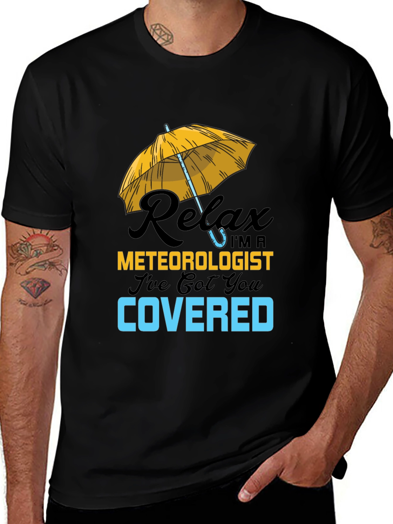 Relax Meteorologist Covered T-Shirt