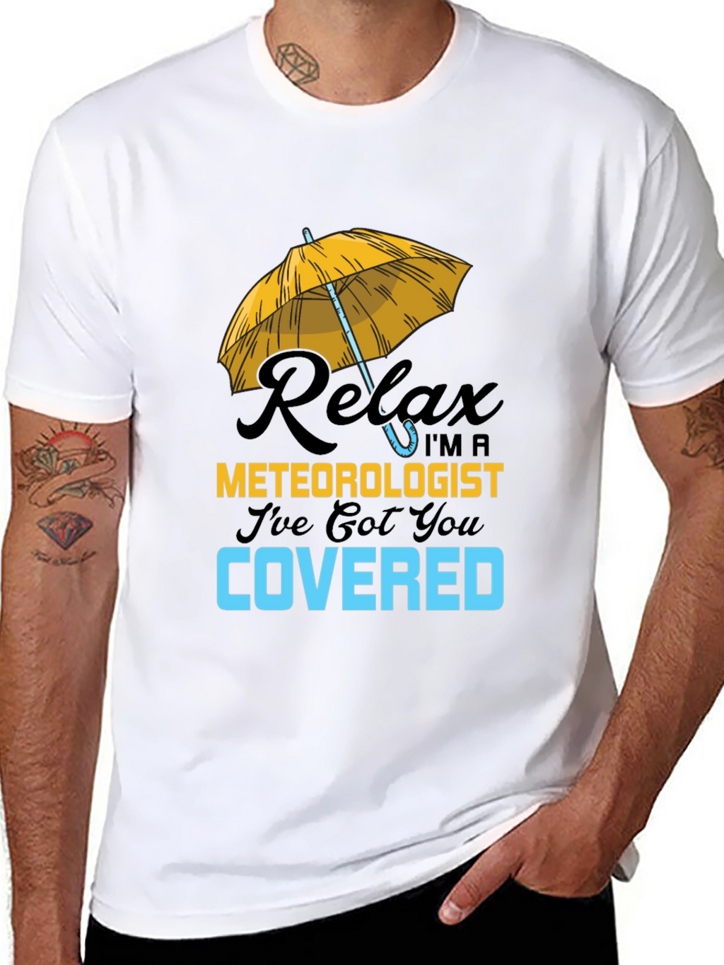 Relax Meteorologist Covered T-Shirt
