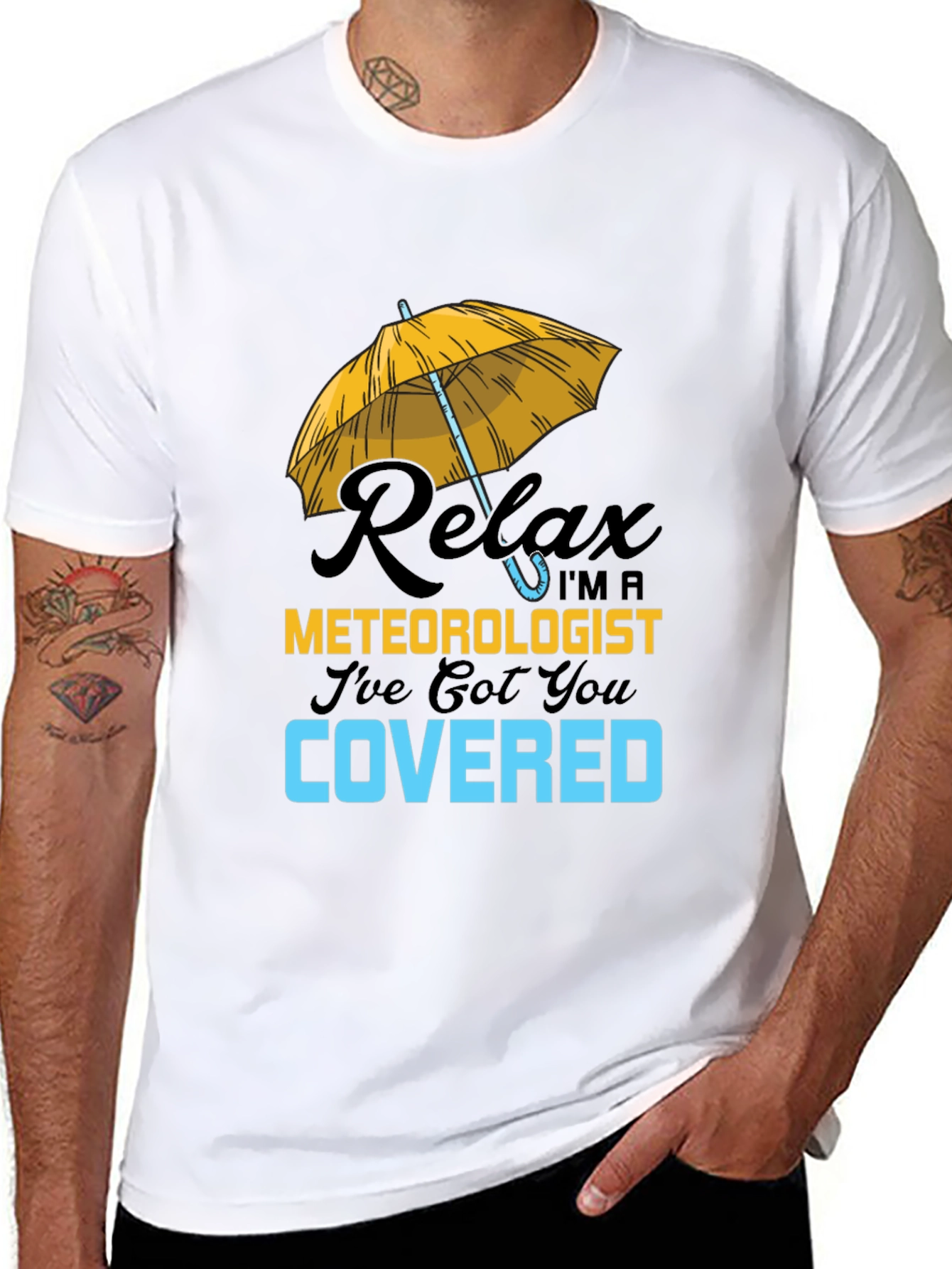 Relax Meteorologist Covered T-Shirt
