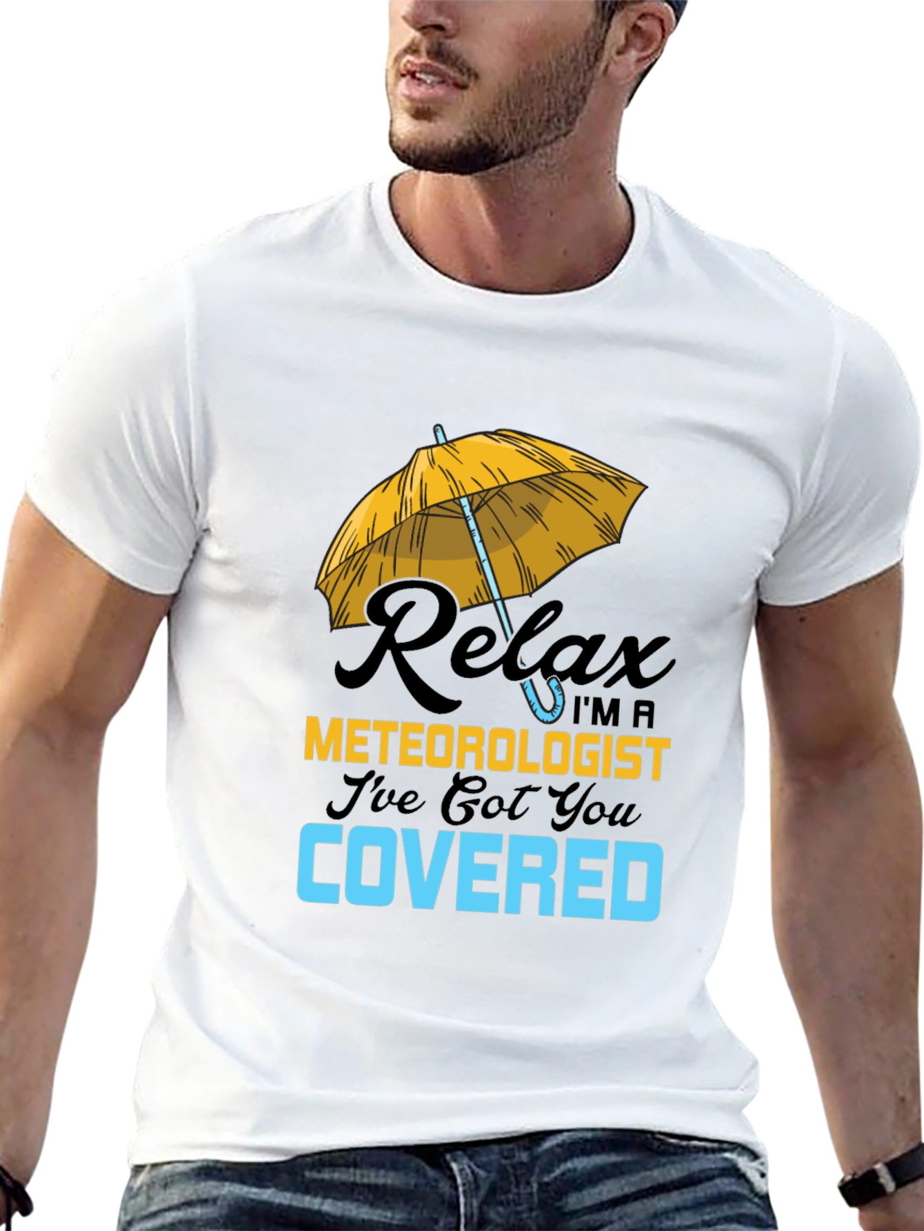 Relax Meteorologist Covered T-Shirt
