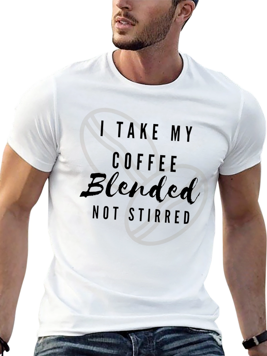 Blended Coffee Graphic Tee - Funny Coffee Lover Shirt
