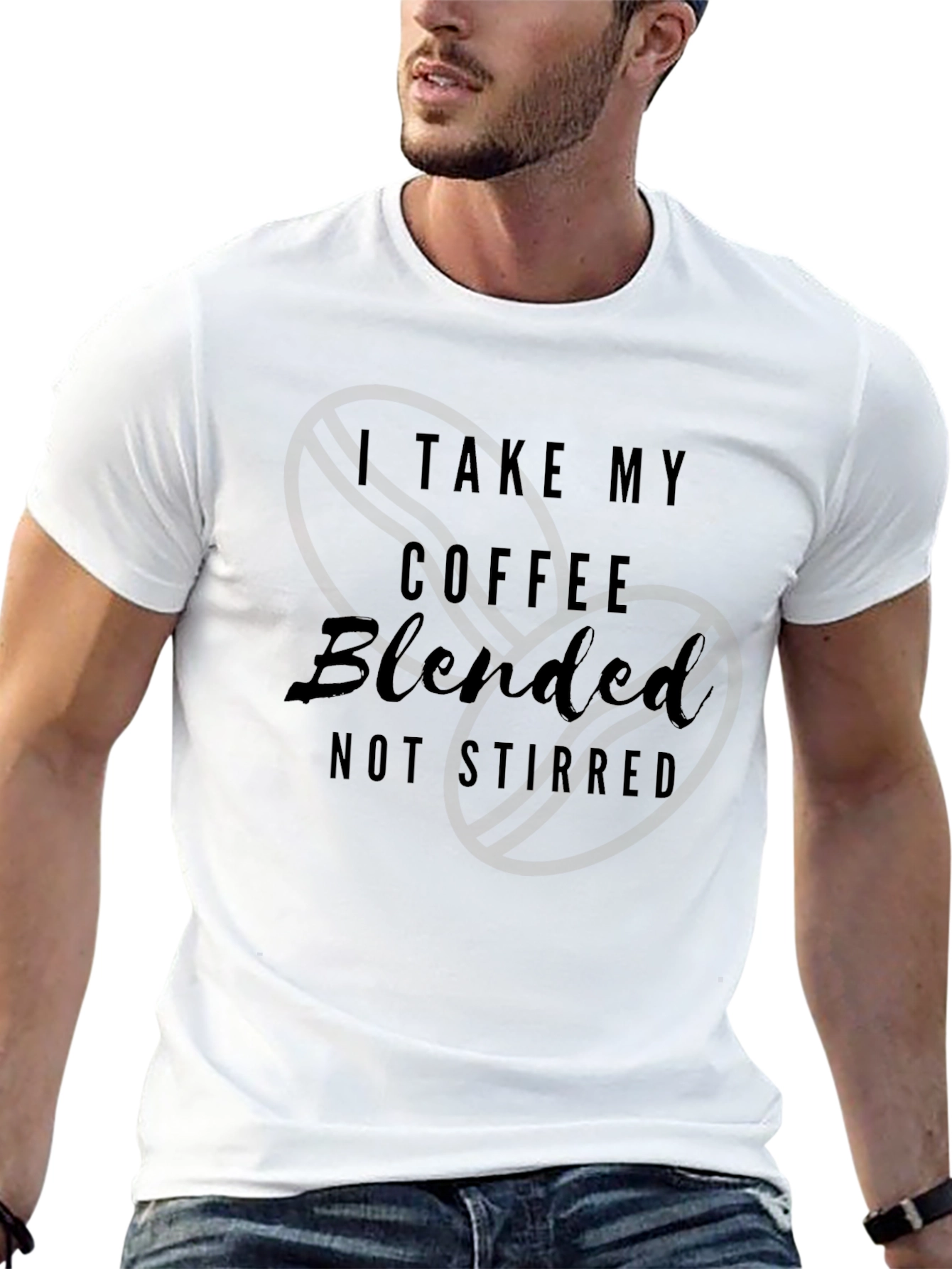 Blended Coffee Graphic Tee - Funny Coffee Lover Shirt