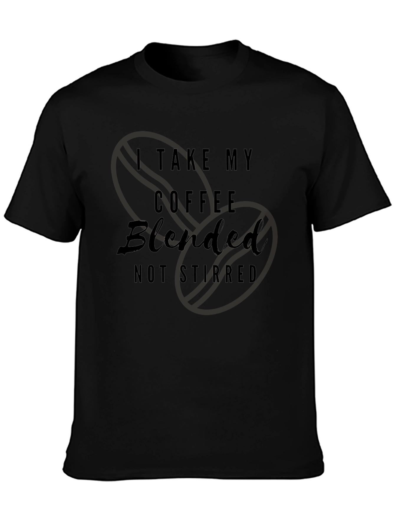 Blended Coffee Graphic Tee - Funny Coffee Lover Shirt