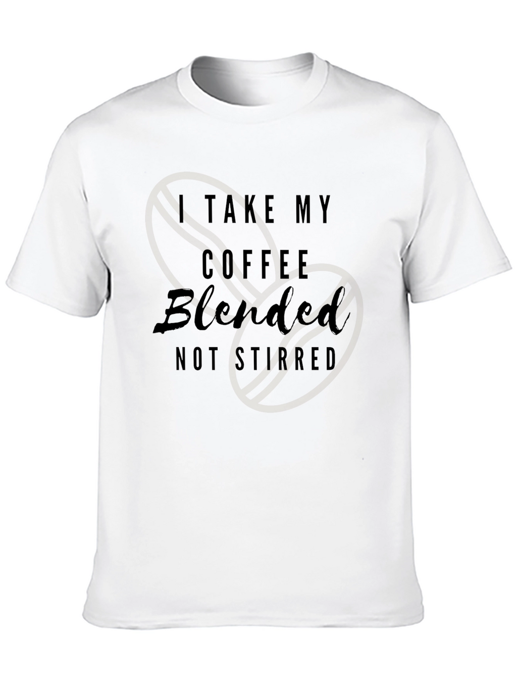 Blended Coffee Graphic Tee - Funny Coffee Lover Shirt