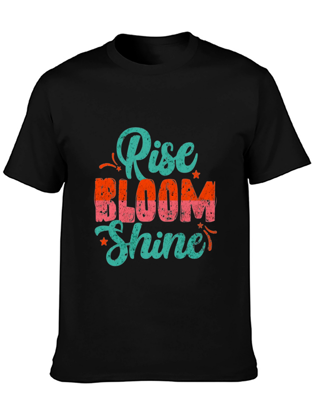 Rise Bloom Shine Graphic Tee - Black