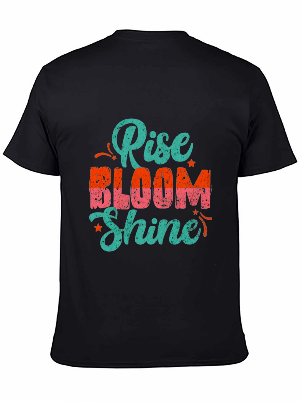 Rise Bloom Shine Graphic Tee - Black