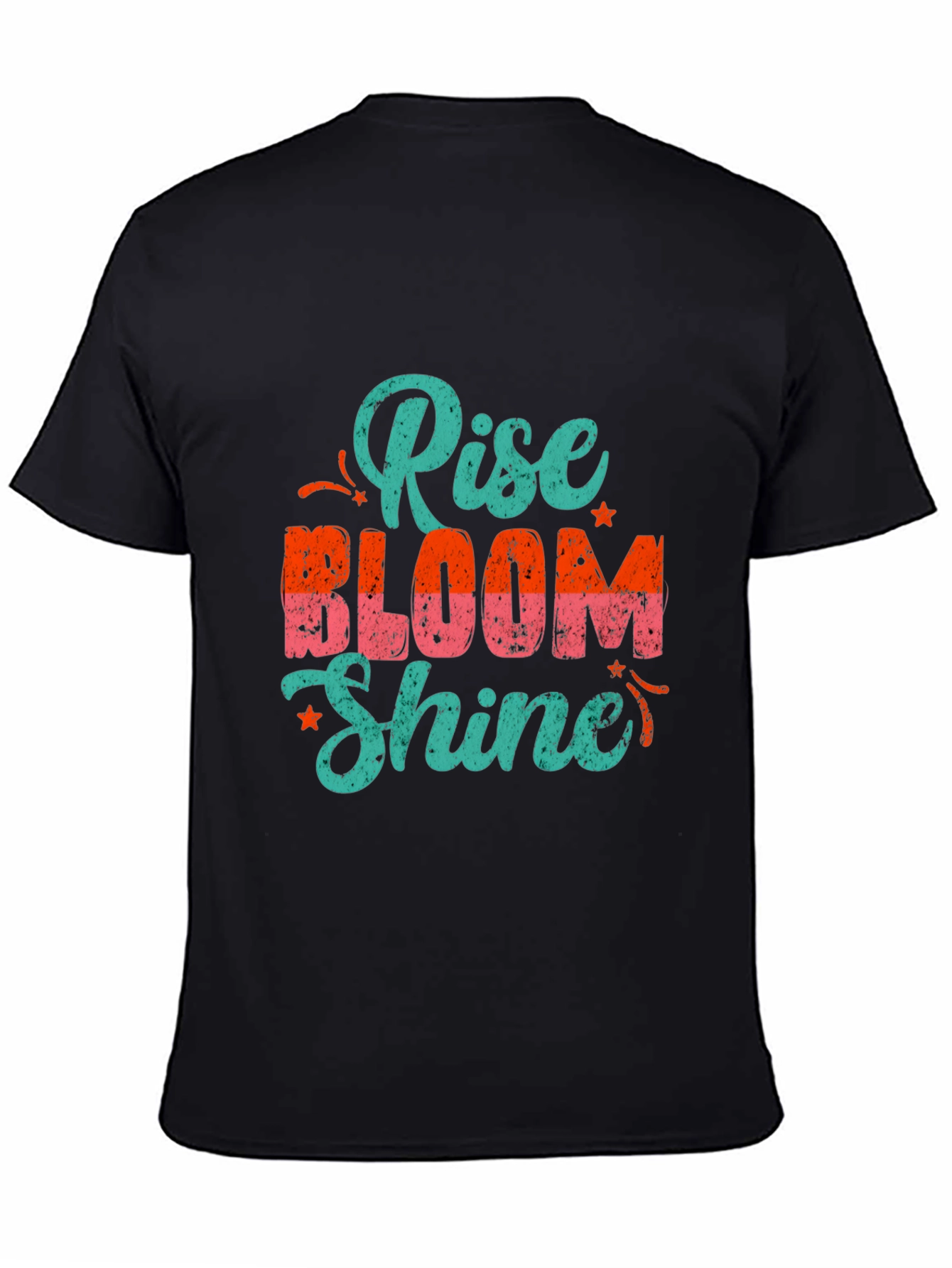 Rise Bloom Shine Graphic Tee - Black
