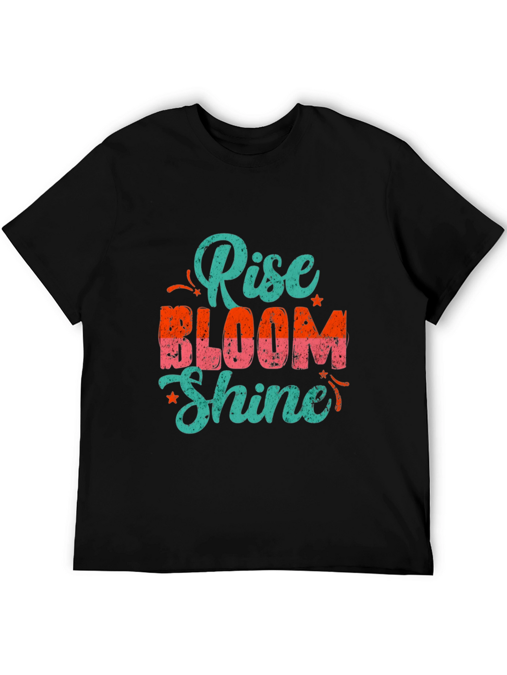 Rise Bloom Shine Graphic Tee - Black