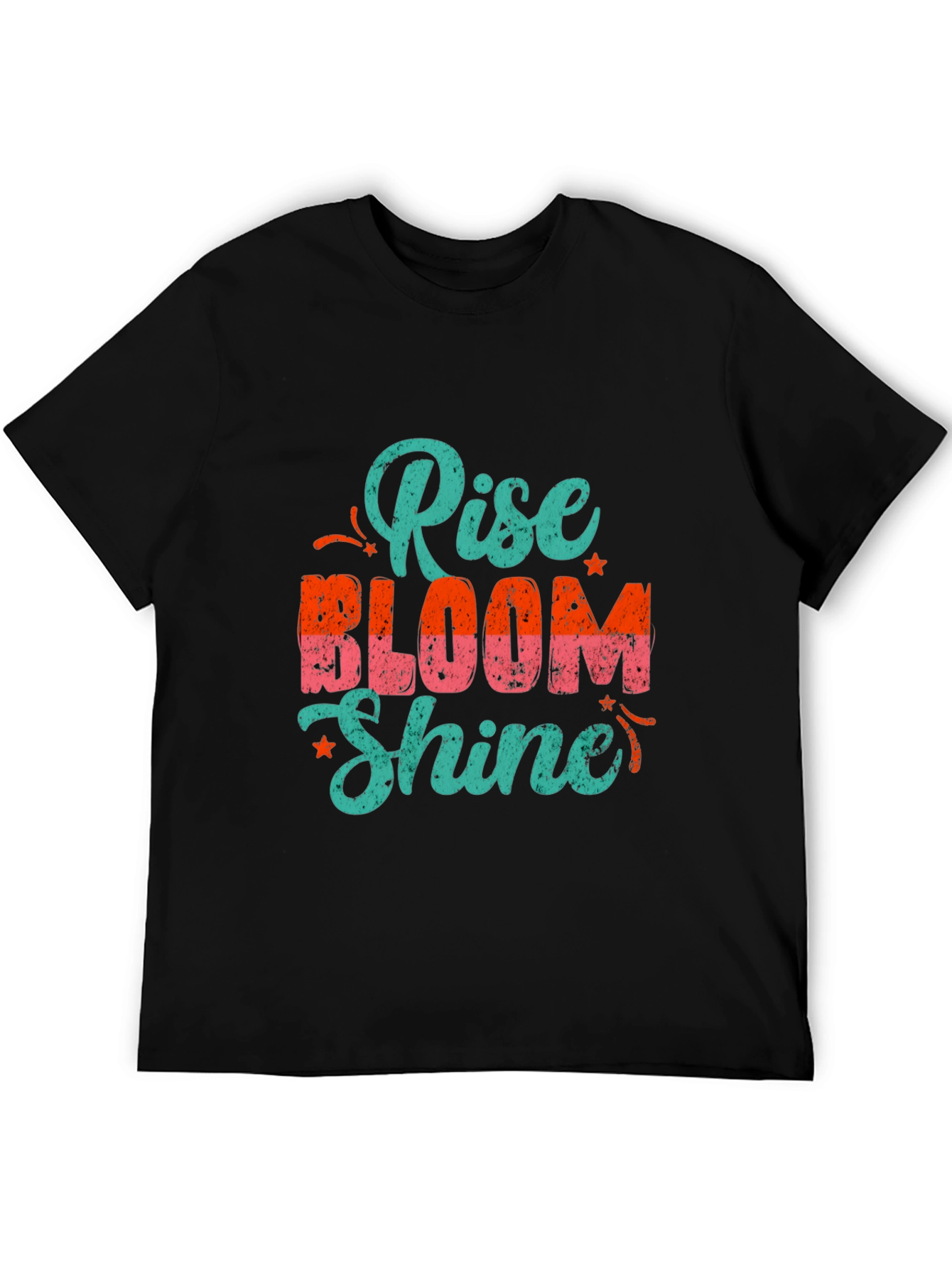 Rise Bloom Shine Graphic Tee - Black