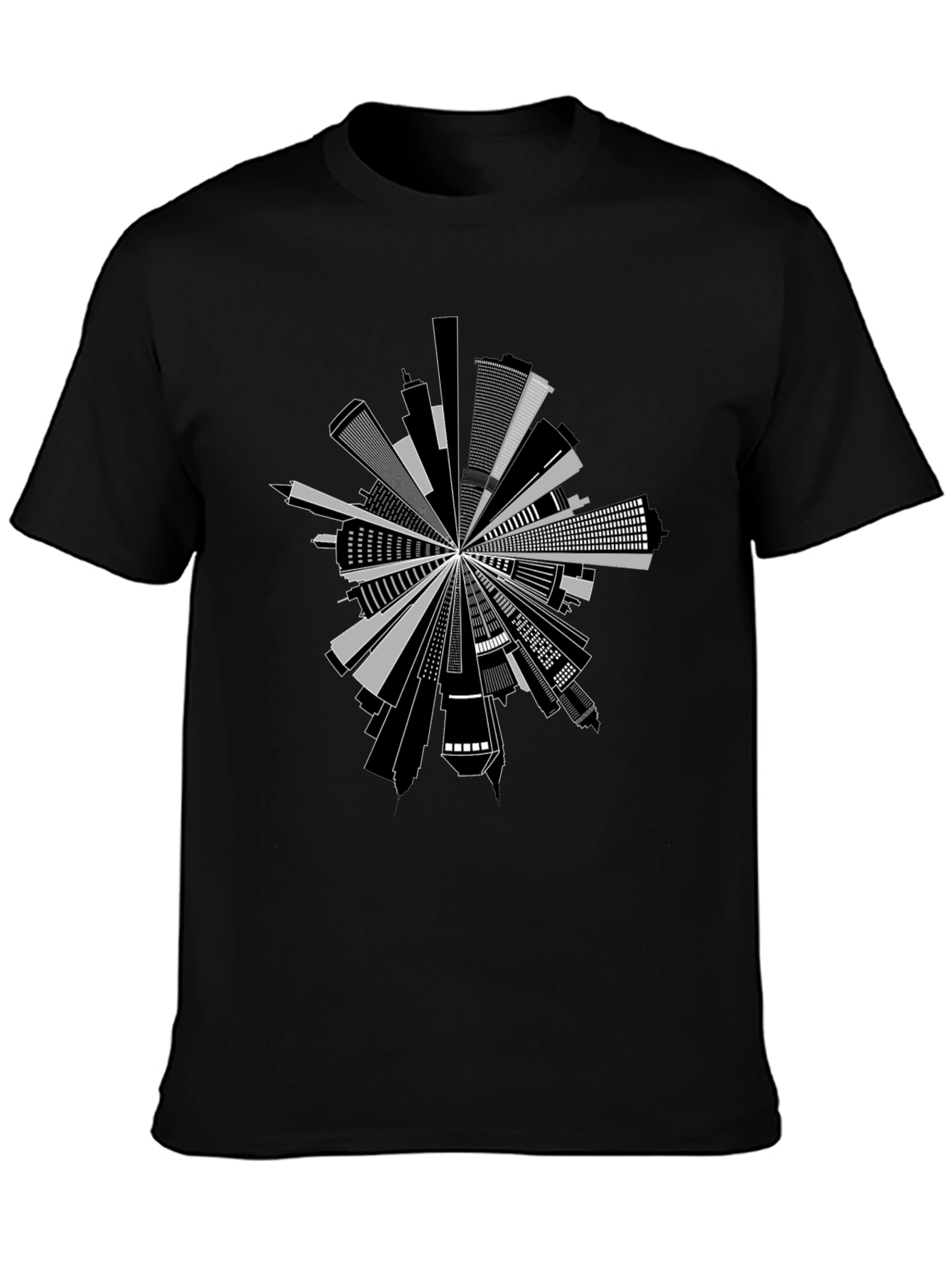Modern Cityscape Graphic Tee
