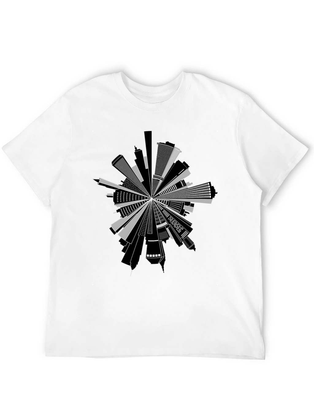 Modern Cityscape Graphic Tee