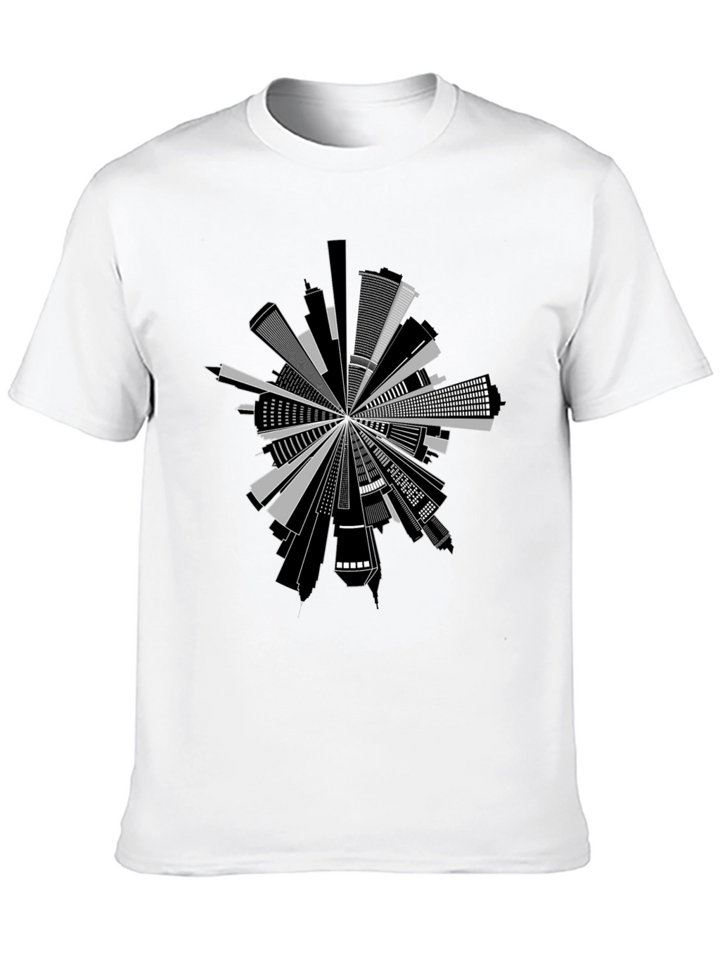 Modern Cityscape Graphic Tee