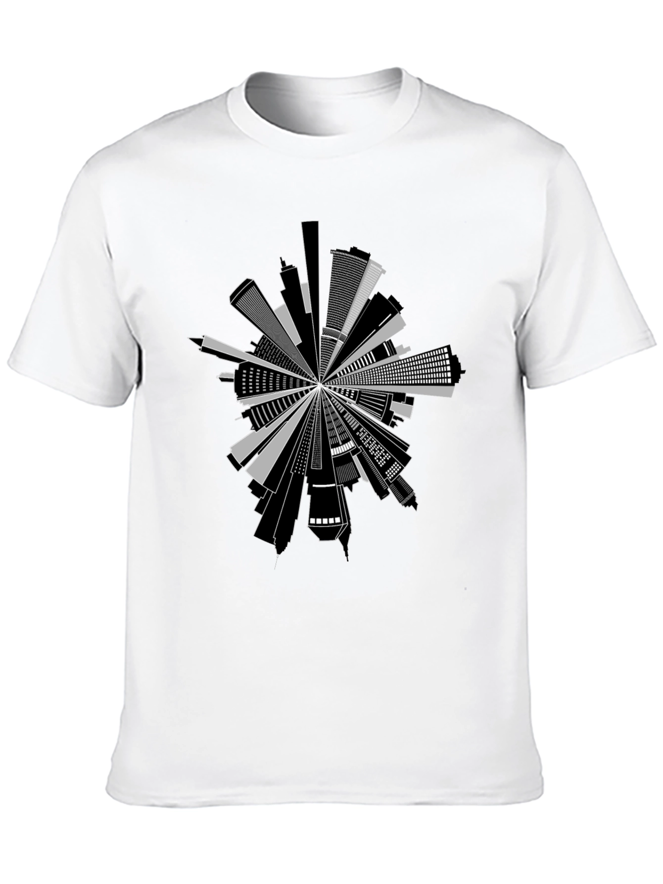 Modern Cityscape Graphic Tee