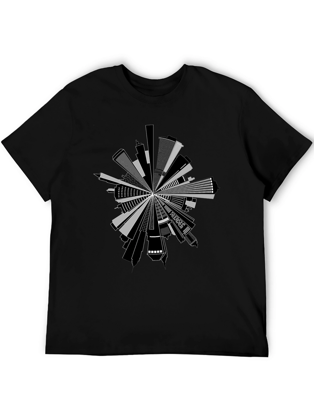 Modern Cityscape Graphic Tee