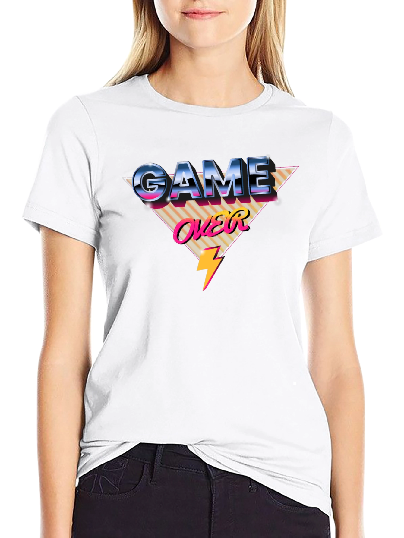 Game Over Retro Graphic T-Shirt