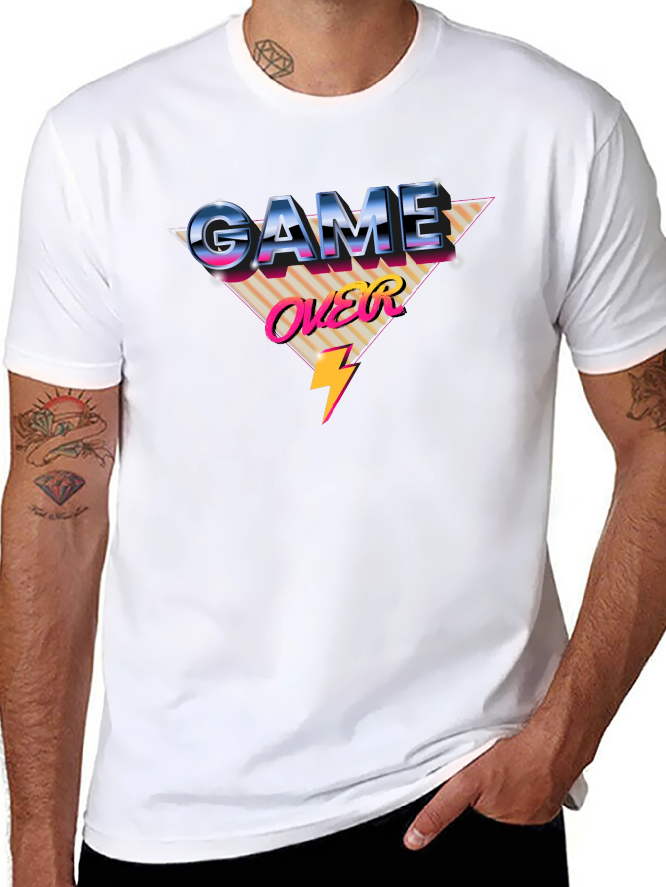 Game Over Retro Graphic T-Shirt