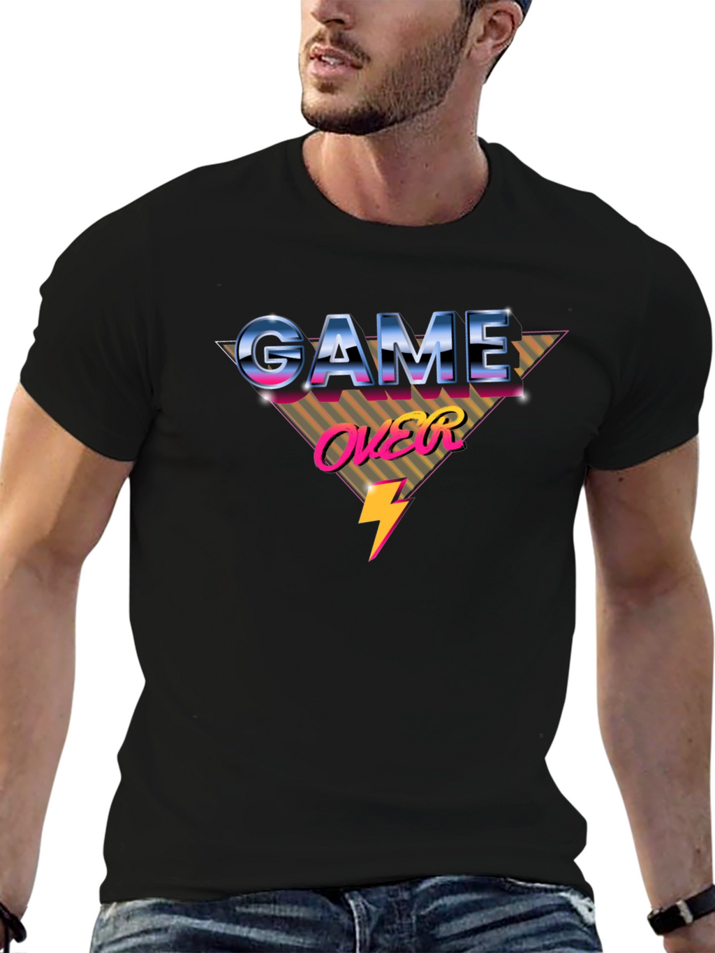Game Over Retro Graphic T-Shirt