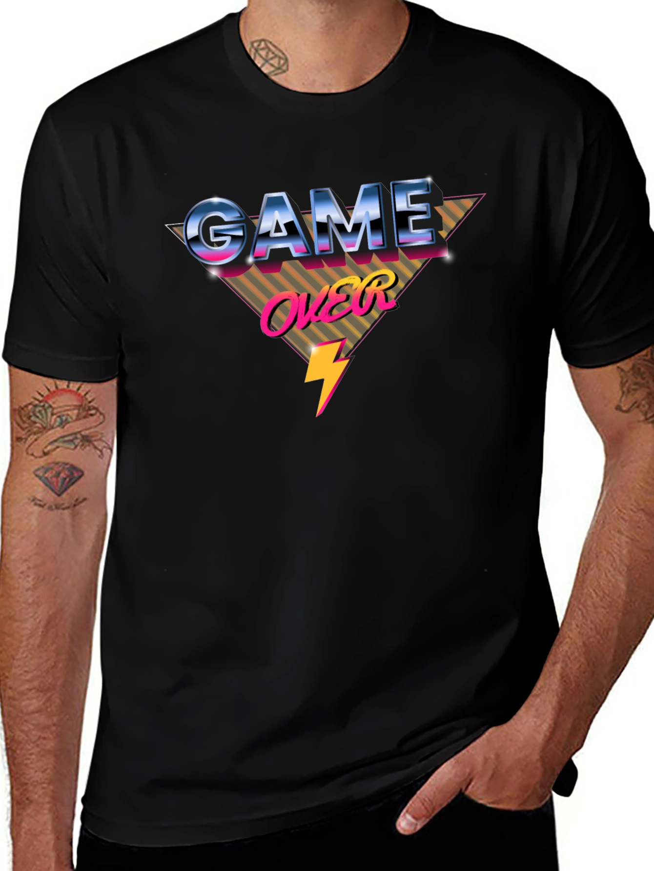 Game Over Retro Graphic T-Shirt