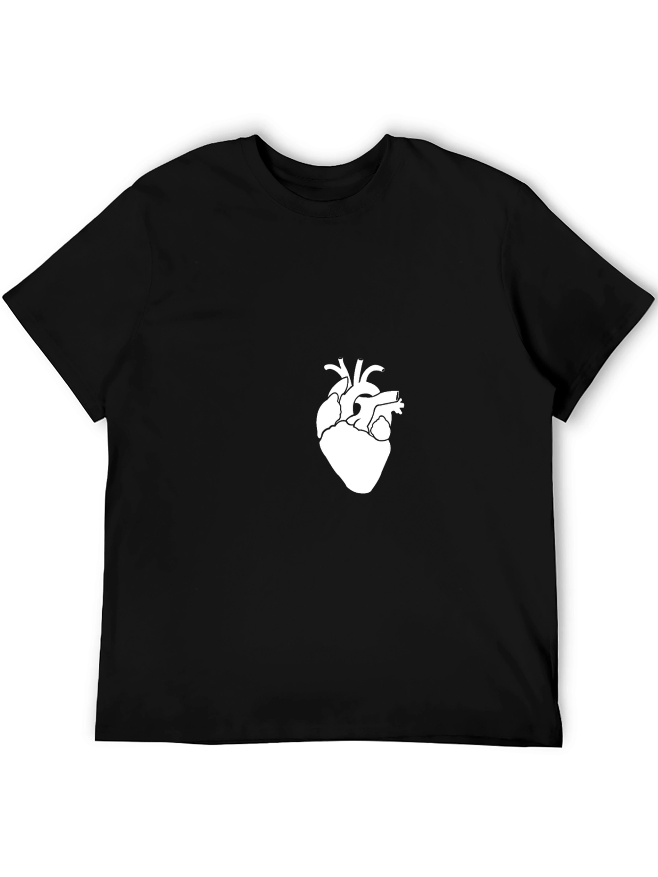 Anatomical Heart Graphic Tee - Modern Style