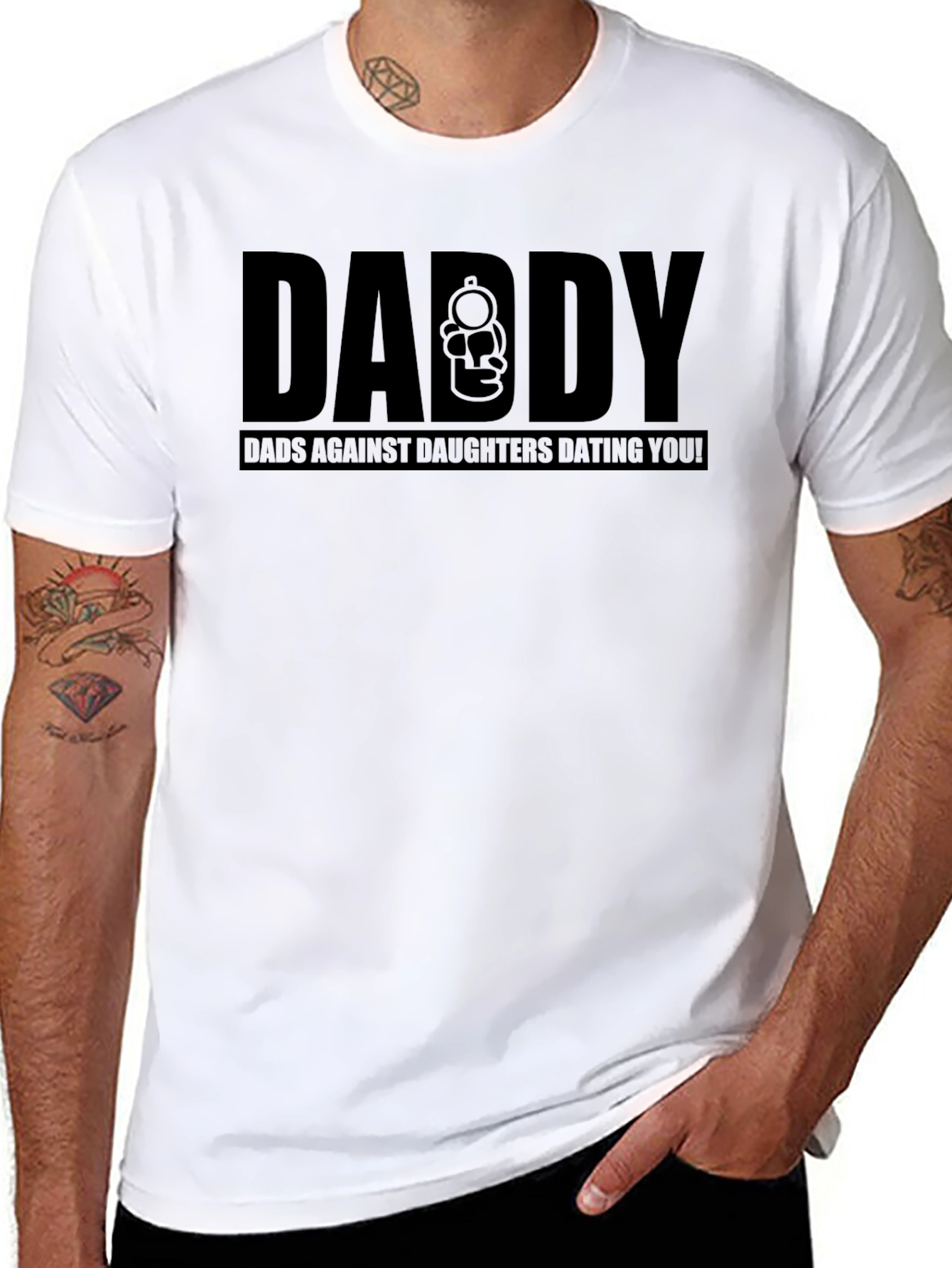Daddy Dads Against Daughters Dating You T-Shirt