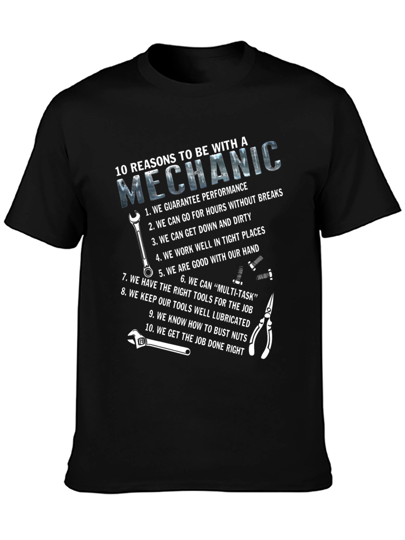 Mechanic Reasons Graphic T-Shirt
