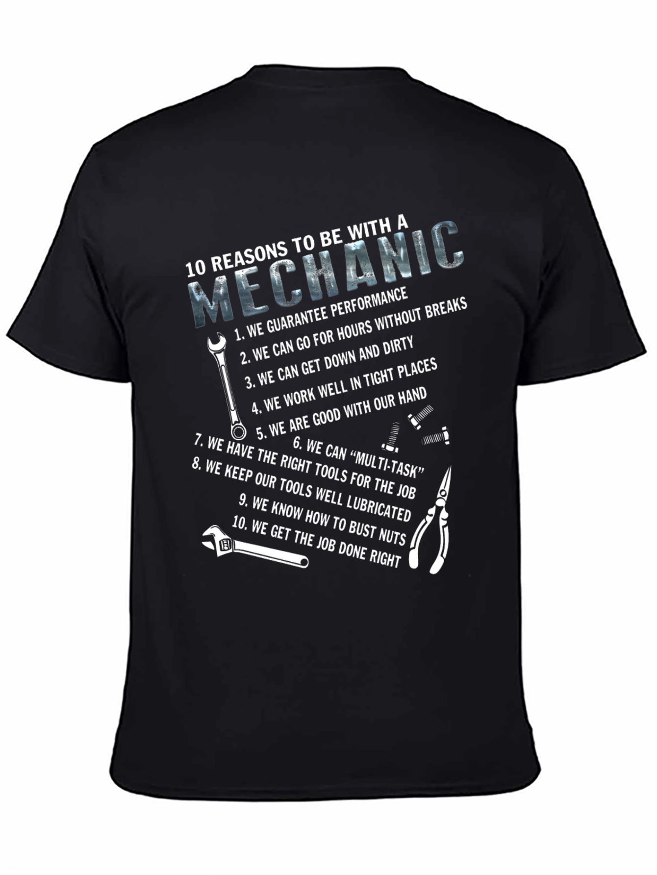 Mechanic Reasons Graphic T-Shirt