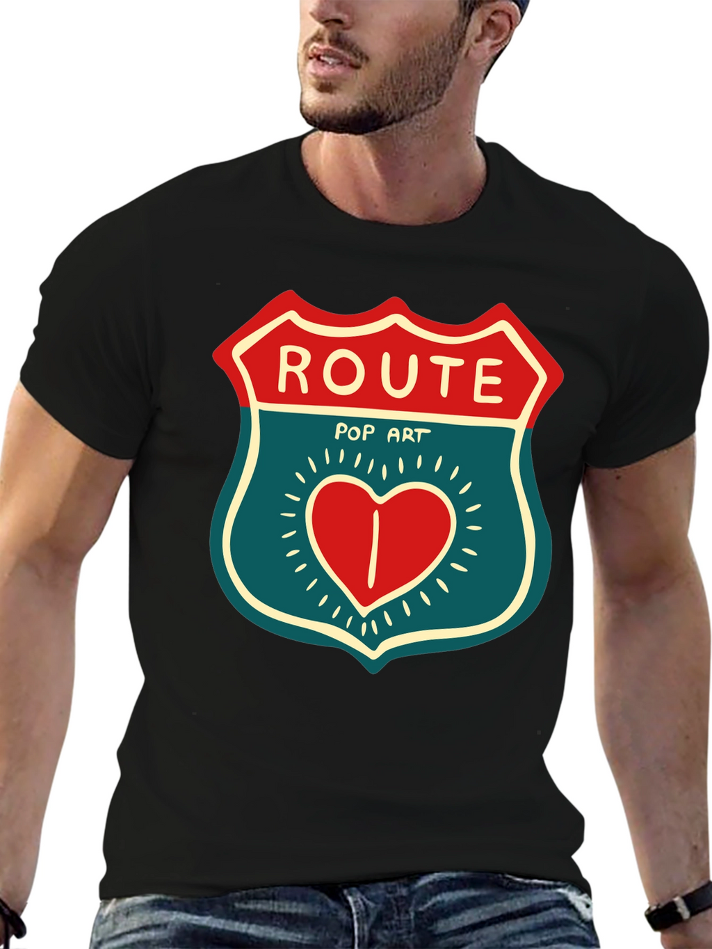 Route Pop Art Graphic Tee