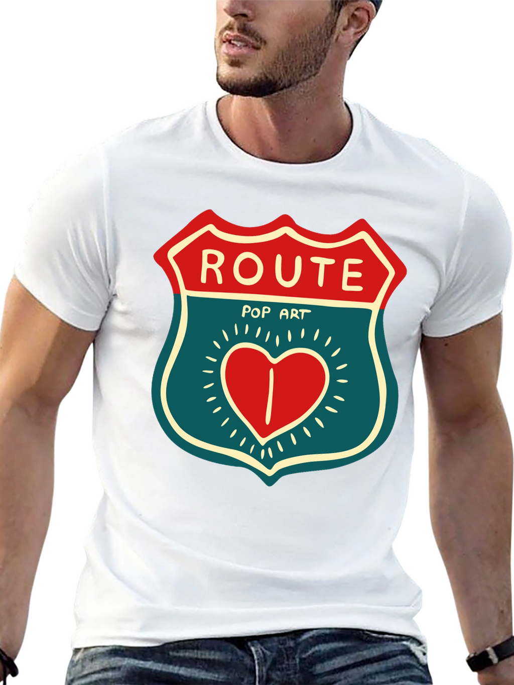 Route Pop Art Graphic Tee