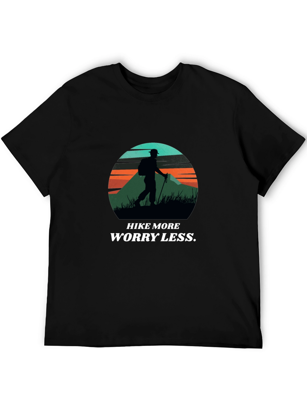 Hike More Worry Less Graphic T-Shirt