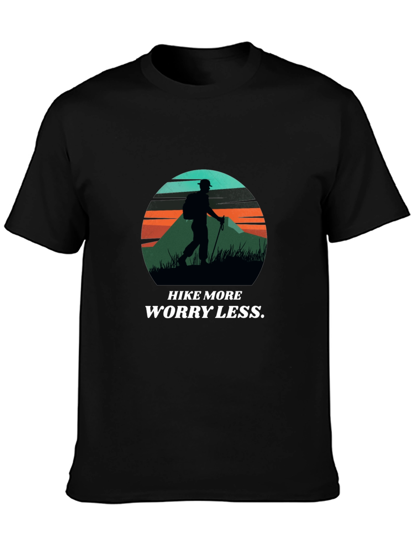 Hike More Worry Less Graphic T-Shirt
