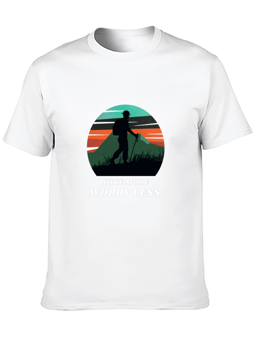 Hike More Worry Less Graphic T-Shirt