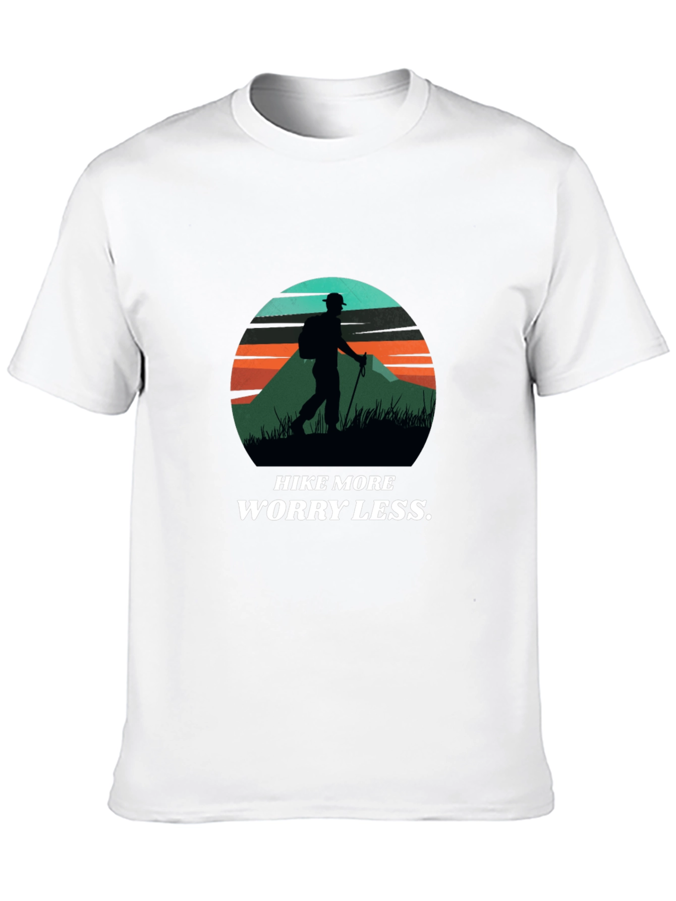 Hike More Worry Less Graphic T-Shirt