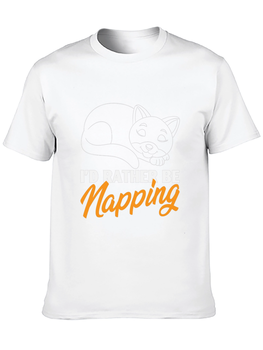 Id Rather Be Napping Cat T-Shirt