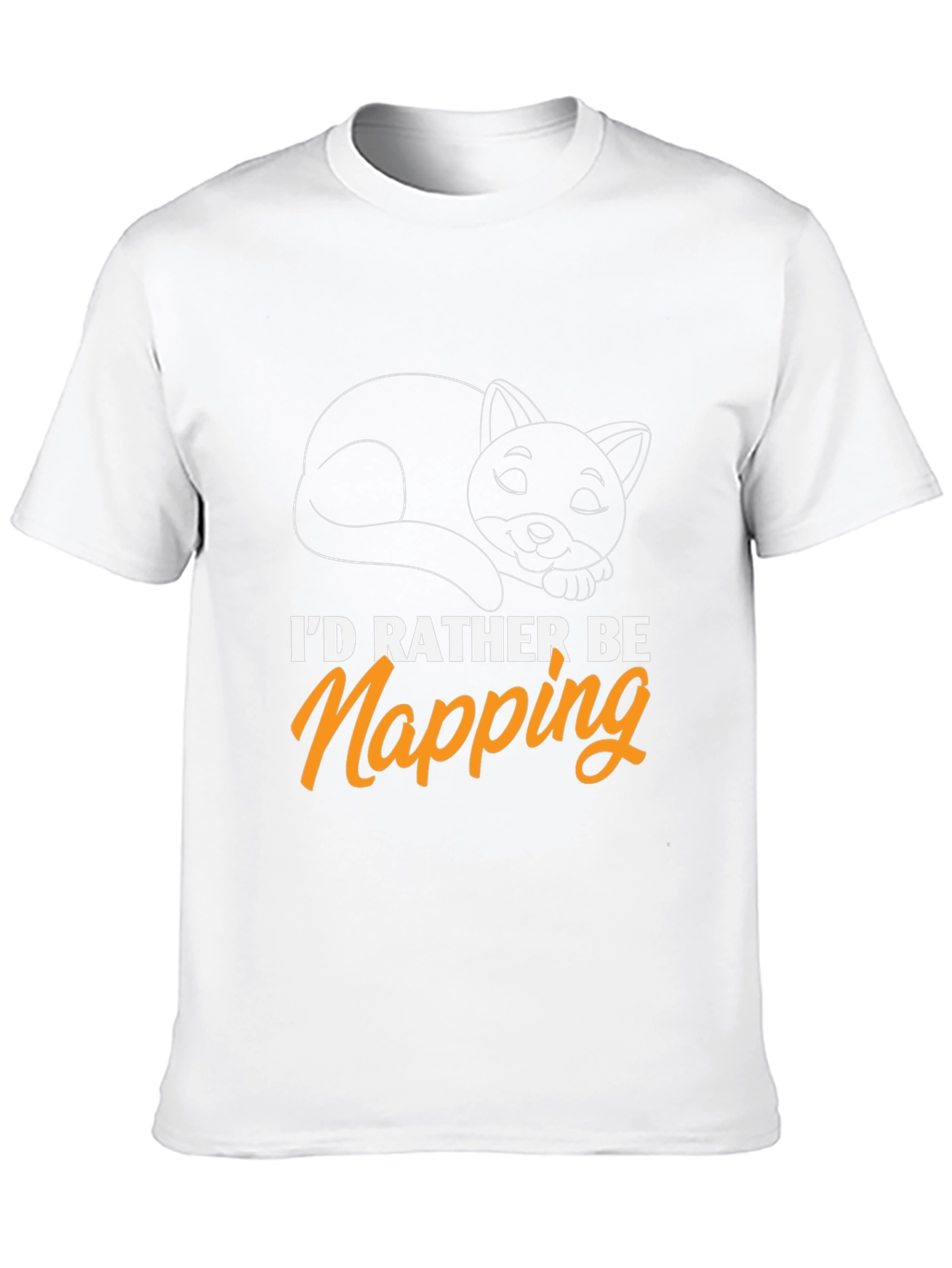 Id Rather Be Napping Cat T-Shirt