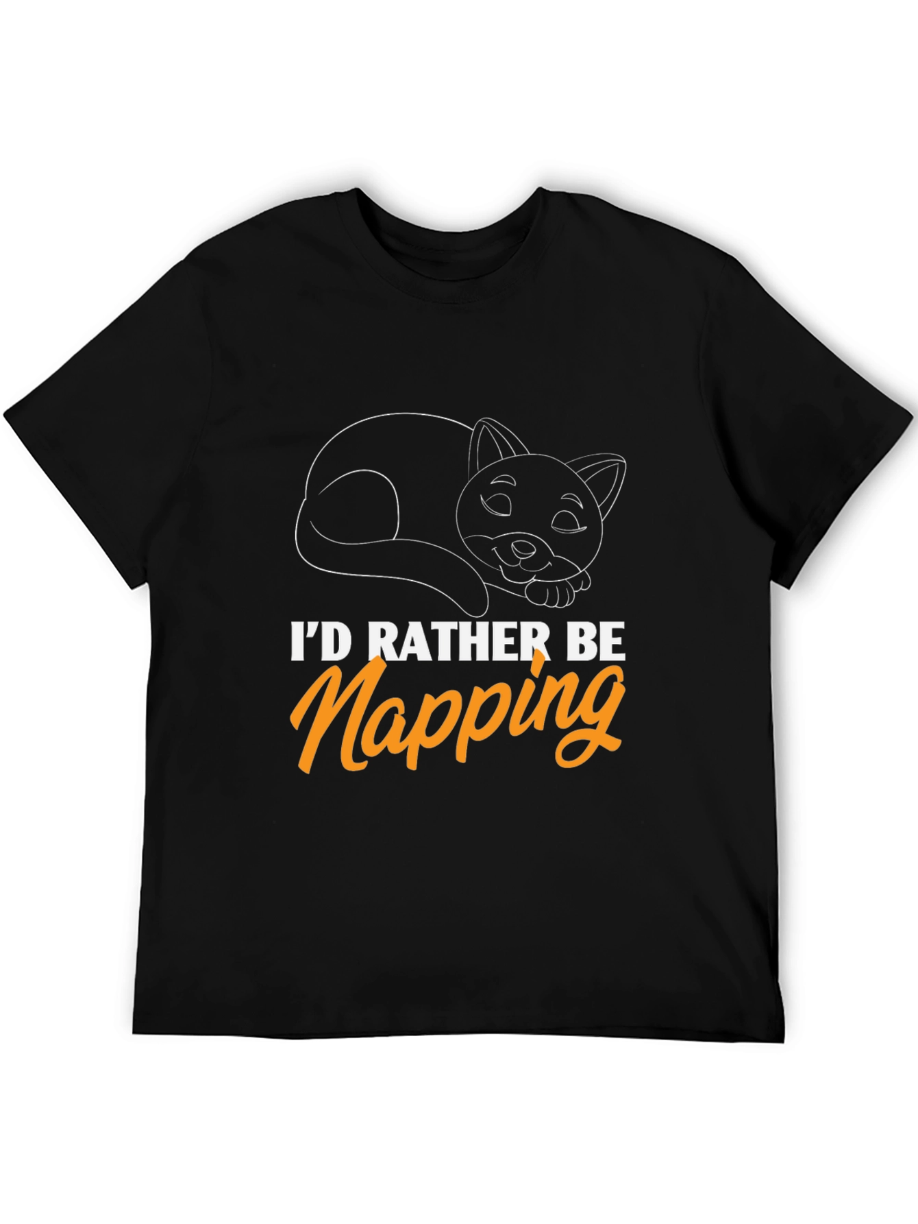 Id Rather Be Napping Cat T-Shirt