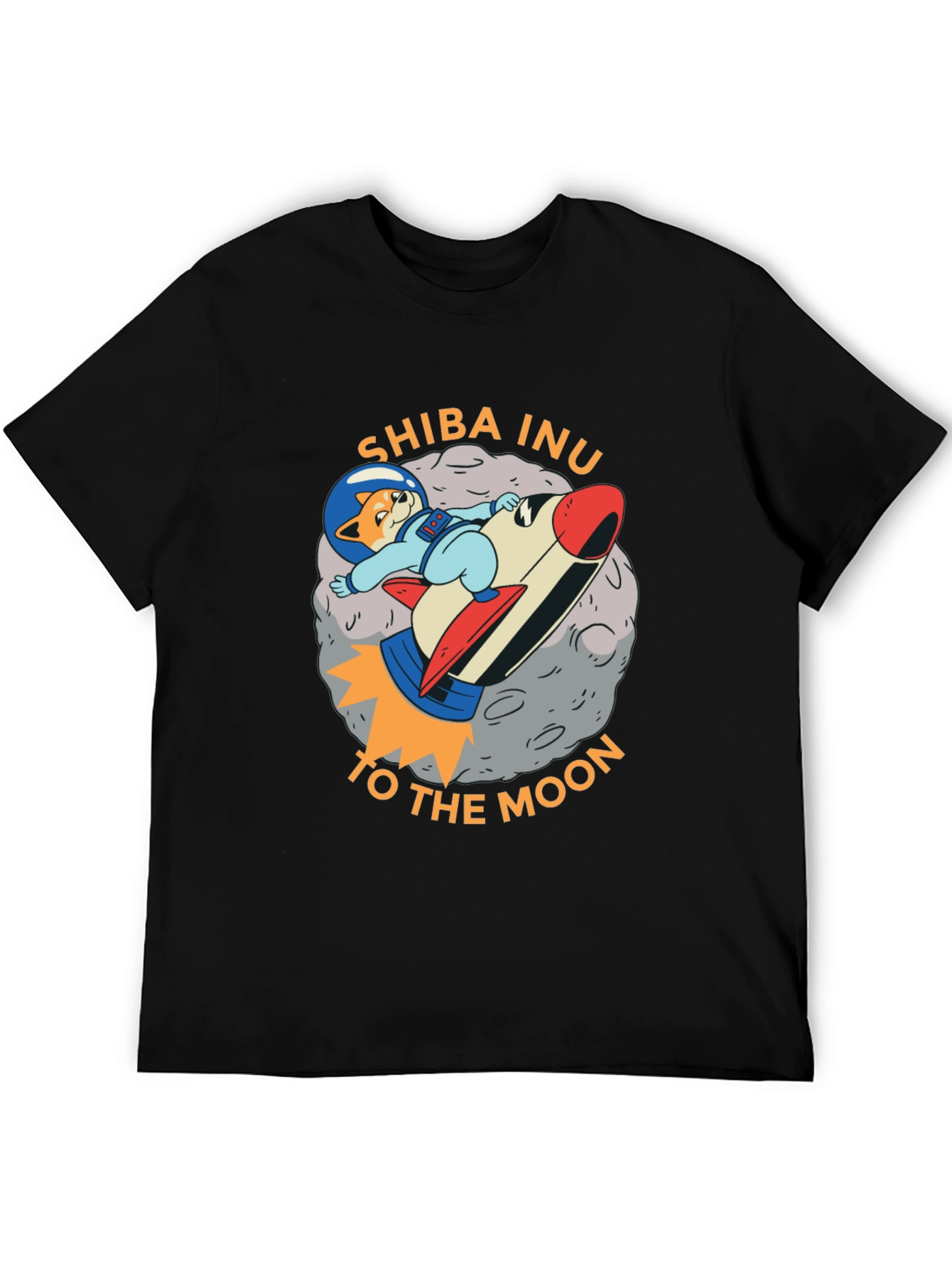 Shiba Inu To The Moon T-Shirt - Crypto Doge Tee