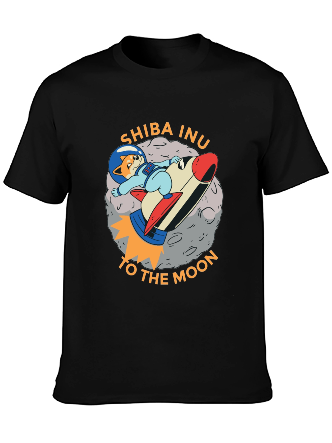 Shiba Inu To The Moon T-Shirt - Crypto Doge Tee
