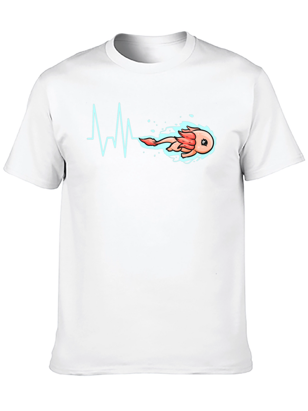 Axolotl Heartbeat T-Shirt - Unique Design