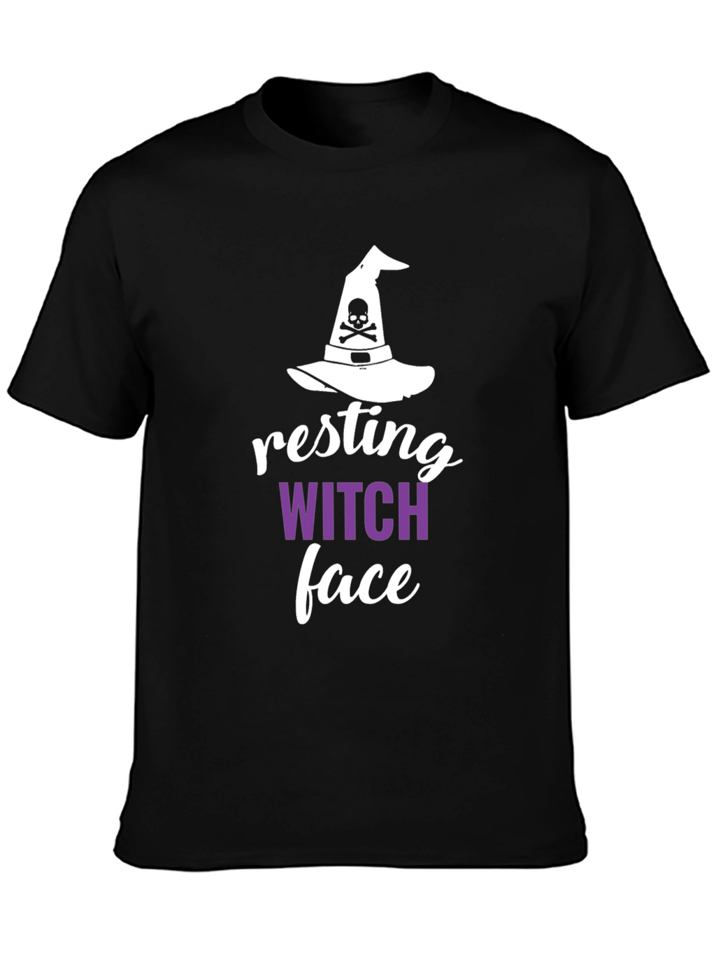 Resting Witch Face Halloween T-Shirt