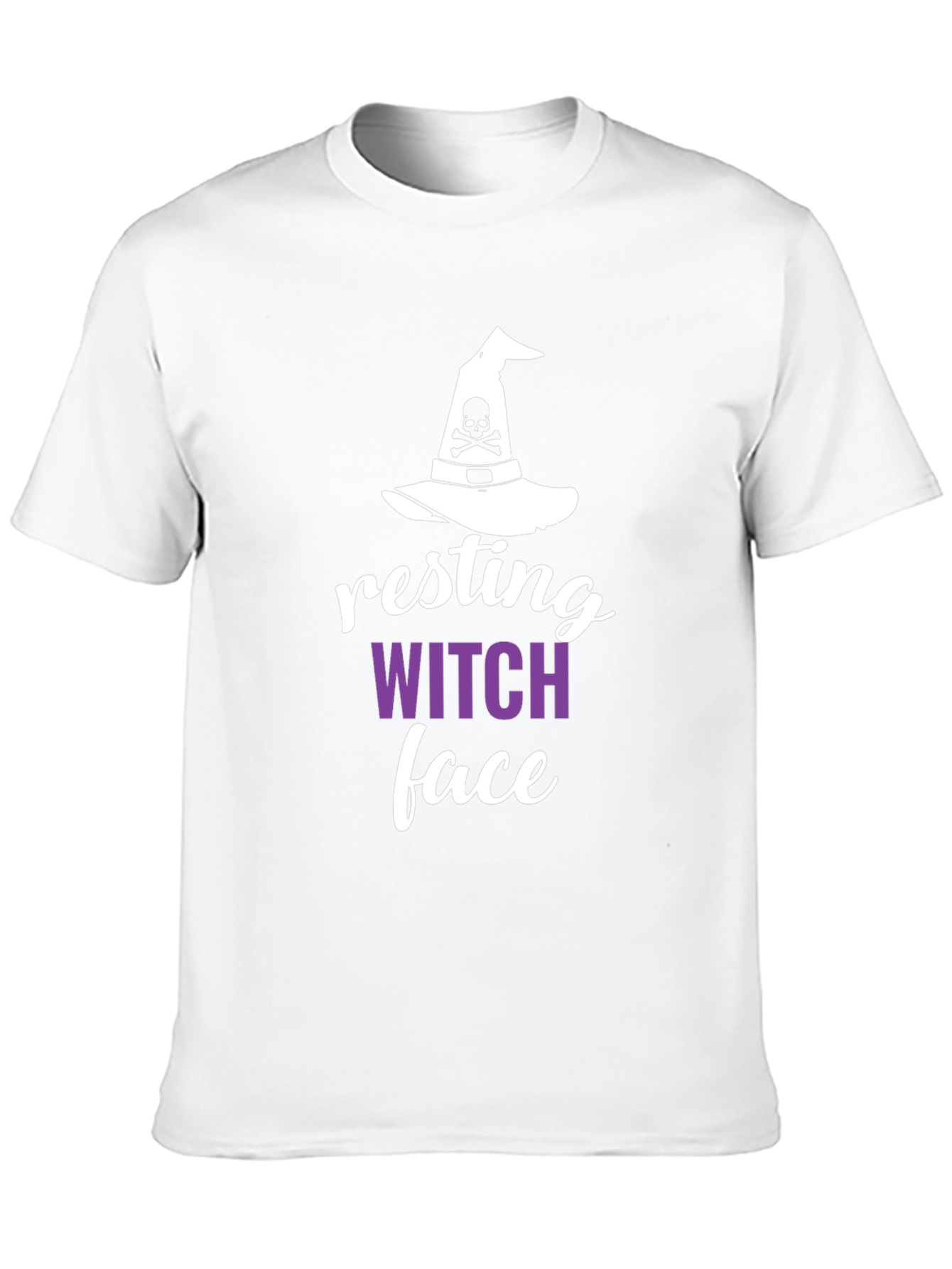 Resting Witch Face Halloween T-Shirt