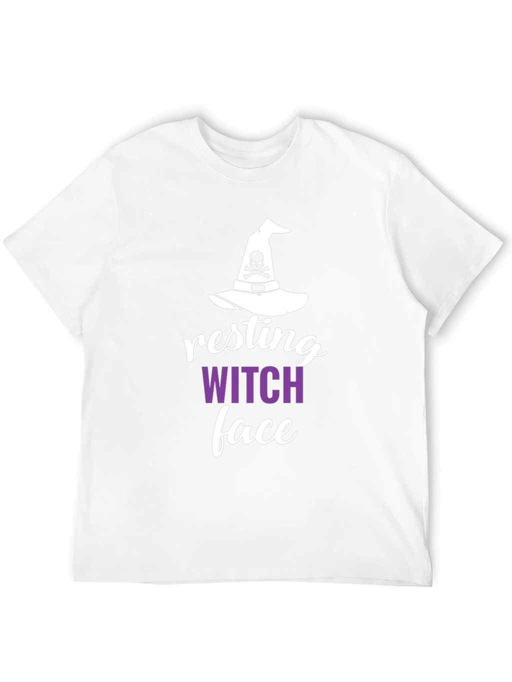 Resting Witch Face Halloween T-Shirt