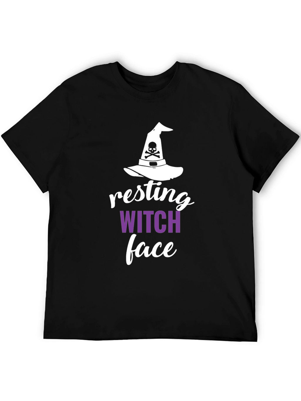 Resting Witch Face Halloween T-Shirt