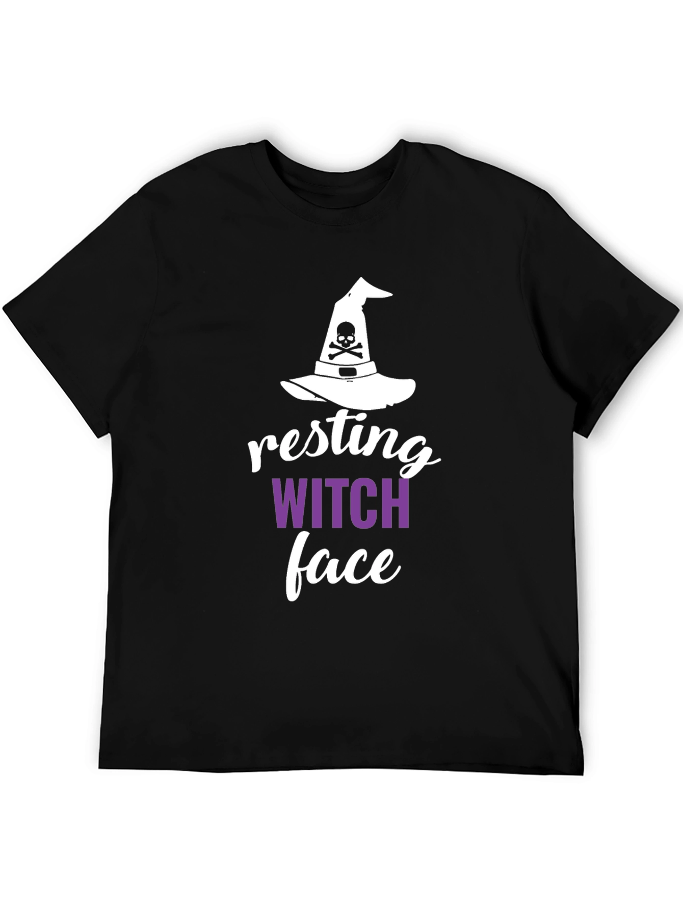 Resting Witch Face Halloween T-Shirt